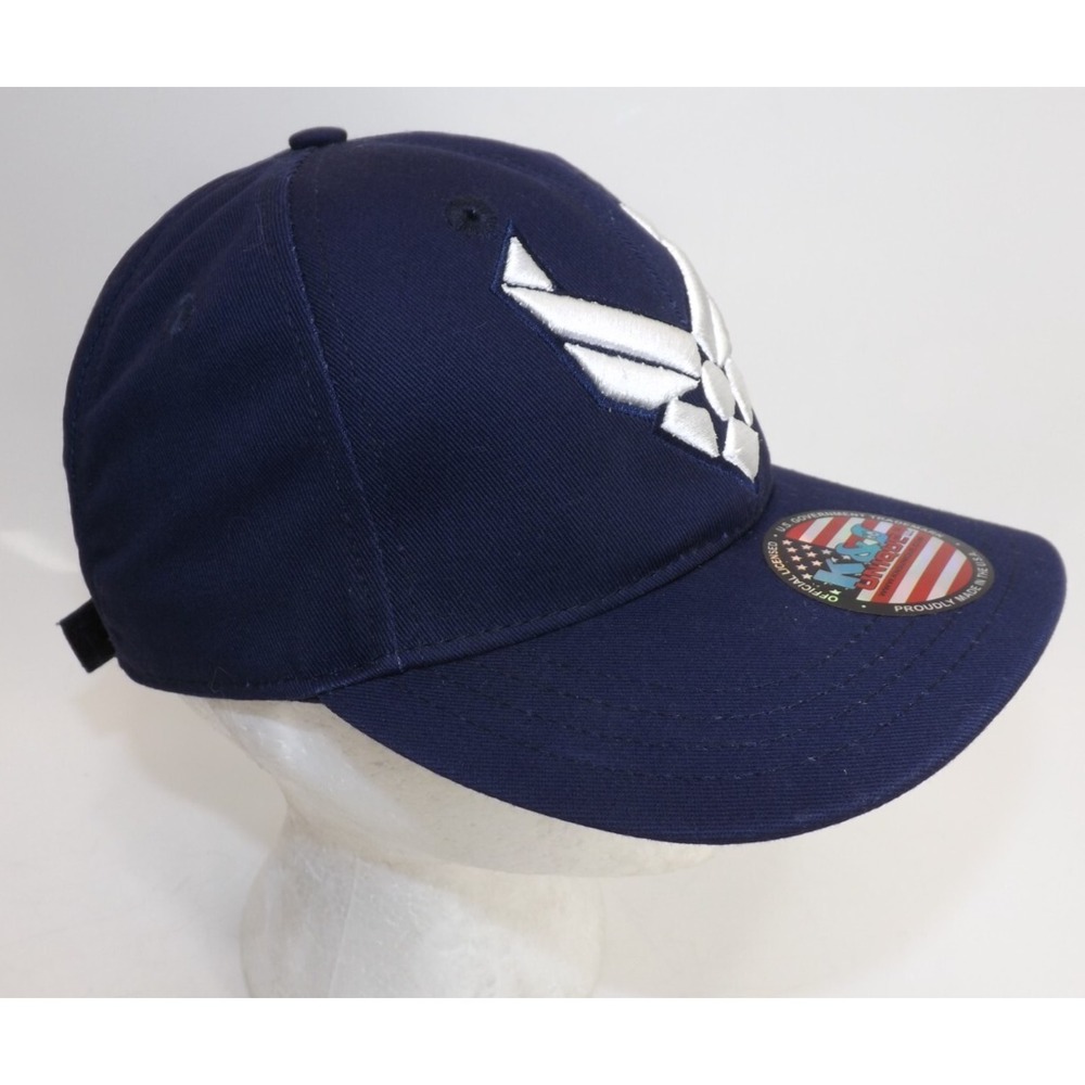US Air Force K & S Wings Logo Baseball Hap Cap - Dark Blue - Adjustable size